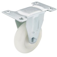 DRAPER 75mm Dia. Fixed Plate Fixing Nylon Wheel - S.W.L. 100Kg £6.29